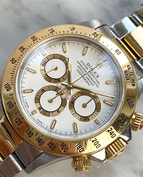 daytona rolex zenith oro edizione limitata anni 1988|rolex daytona zenith.